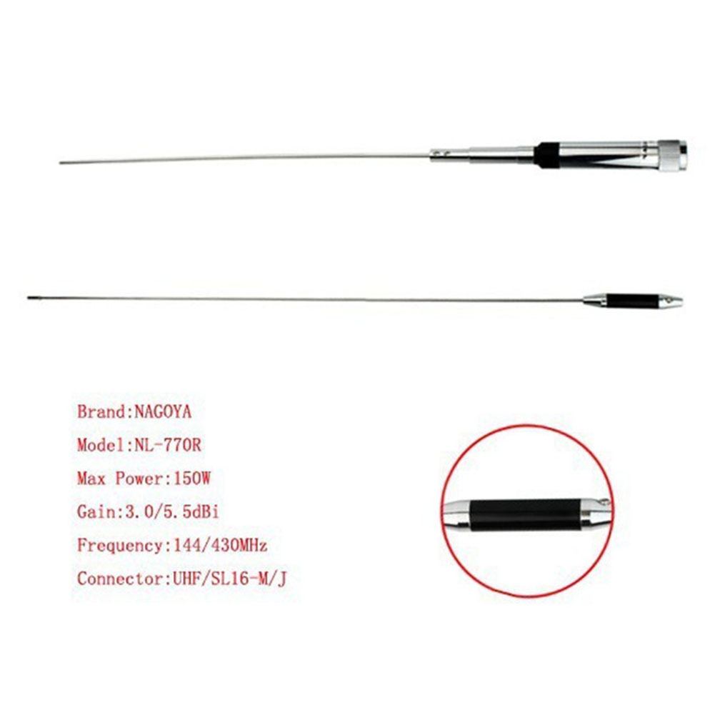 Woodworking Nl - NL-770R Antena Radio Dual-Band VHF/UHF 144/430MHz