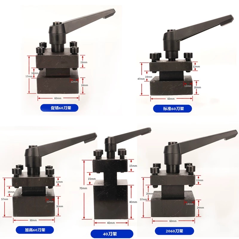 Woodworking Lathe - Penyangga alat mini sederhana dari logam