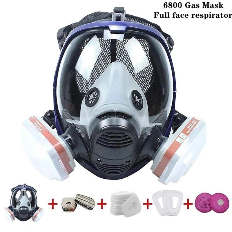 Woodworking Respirator - Masker Gas kimia 6800, Respirator debu