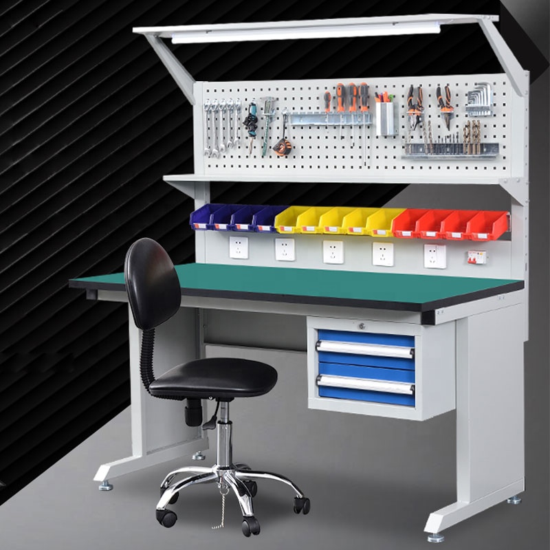 Workbench Woodworking - Meja Kerja ESD yang Dapat Disesuaikan