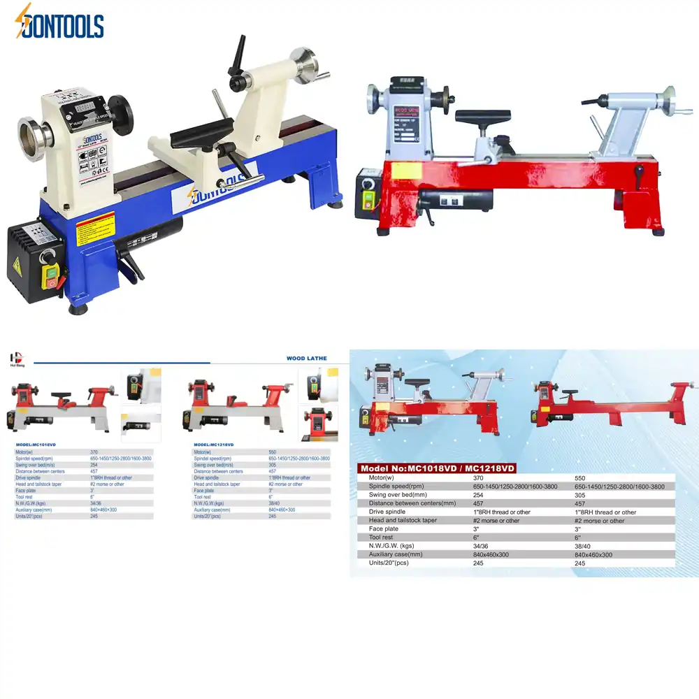 Woodworking Lathe - Mesin Bubut Kayu MC 1218 dengan