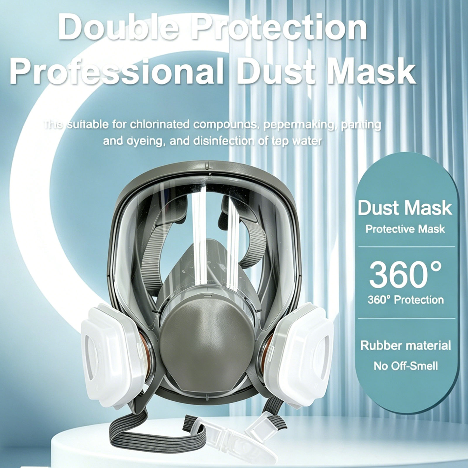 Respirator Full Face 6800 deng - Woodworking Respirator ulasan dan harga