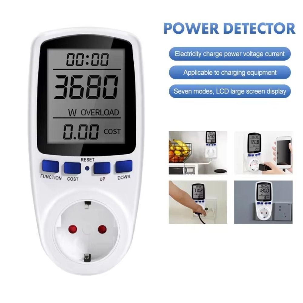 220V 110V Wattmeter LCD Digita - Woodworking Uk ulasan dan harga