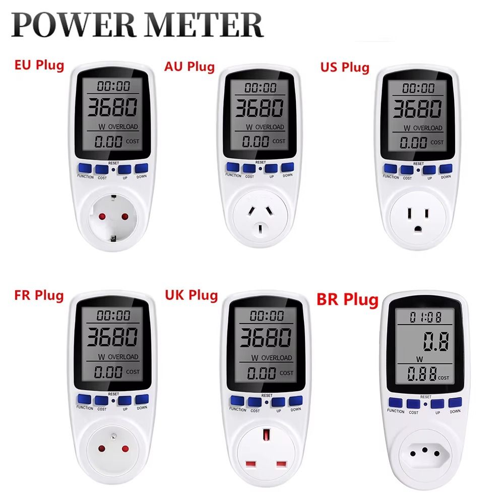 220V 110V Wattmeter LCD Digita - Woodworking Uk ulasan dan harga