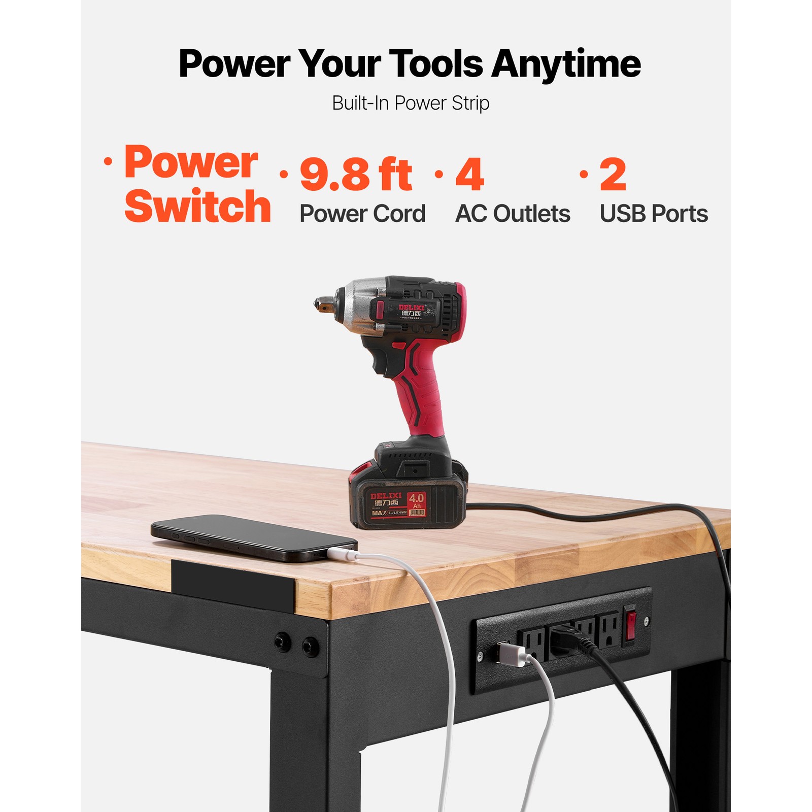 Meja Kerja dengan Ketinggian y - Workbench Woodworking ulasan dan harga