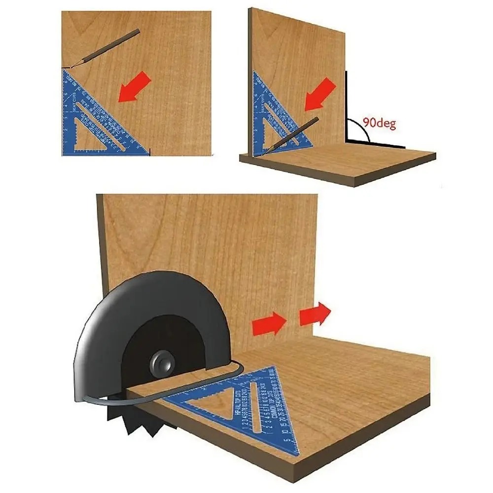 Alat Ukur Pengerjaan Kayu Segi - Woodworking Tools ulasan dan harga
