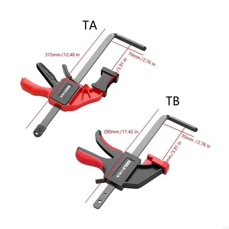 Klem Pelepasan Cepat Klem Khus - Woodworking Quick Clamps ulasan dan harga