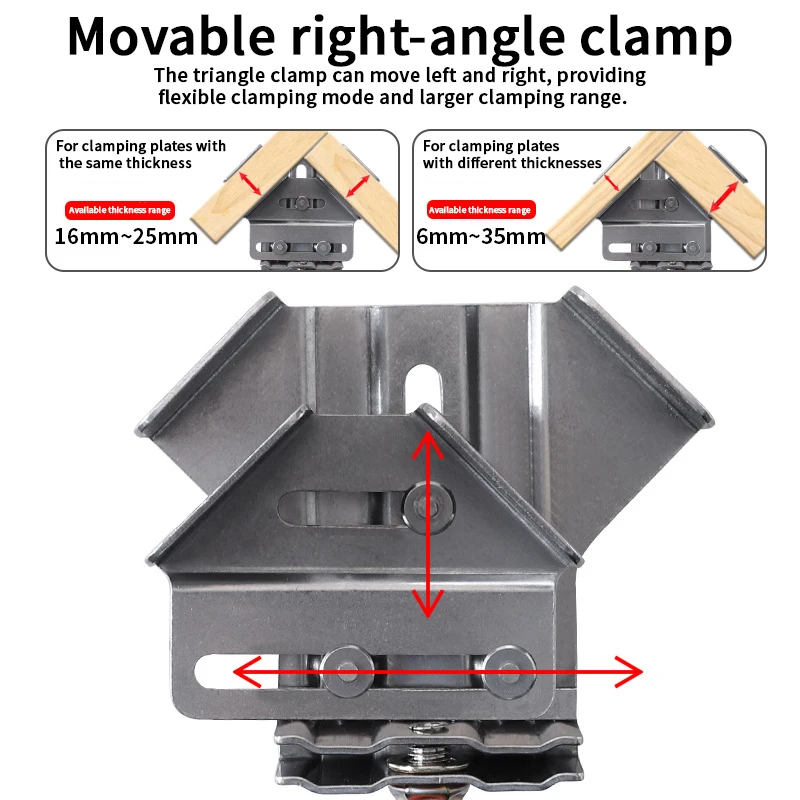 Penjepit sudut terbuka/tertutu - Woodworking Quick Clamps ulasan dan harga
