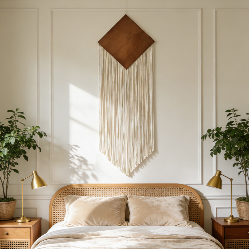 Tapestry Tenun Tali Katun Bohe - Woodworking Boards ulasan dan harga