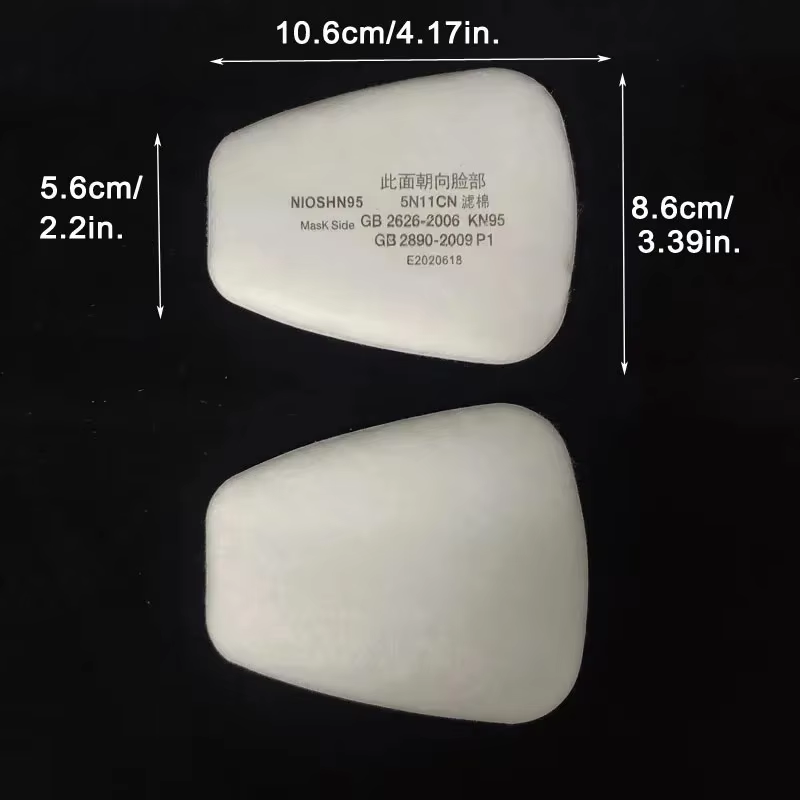 5N11 Kertas Filter Katun Debu  - Woodworking Respirator ulasan dan harga
