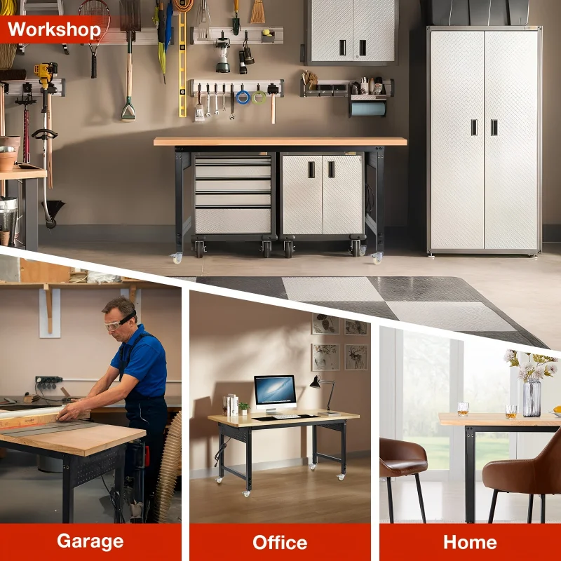 Meja Kerja Baru yang Dapat Dis - Workbench Woodworking ulasan dan harga