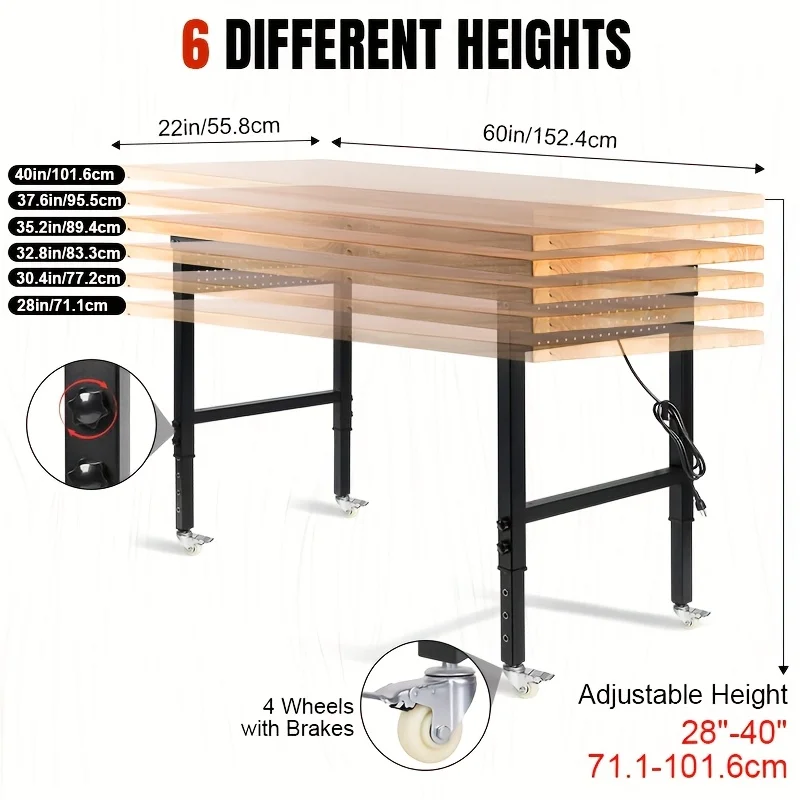 Meja Kerja Baru yang Dapat Dis - Workbench Woodworking ulasan dan harga